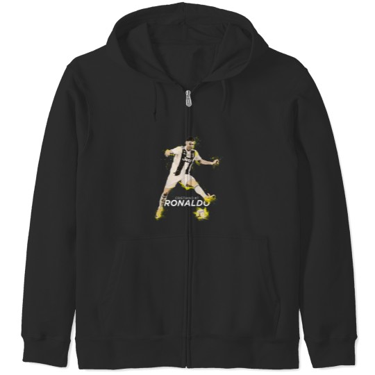 Discover Cristiano Ronaldo Cristiano Ronaldo (1) Zip Hoodies