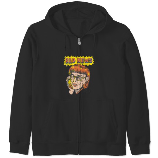 Discover Bad news T-Shirt Zip Hoodies