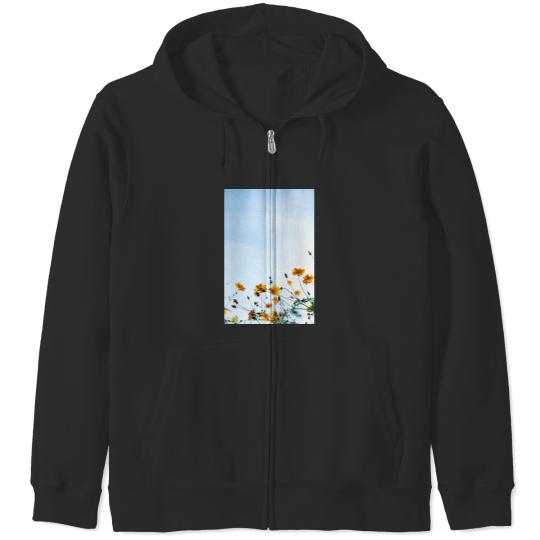 Discover Yellow sky Classic Zip Hoodies