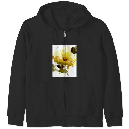 Discover Yellow rose Graphic Zip Hoodies
