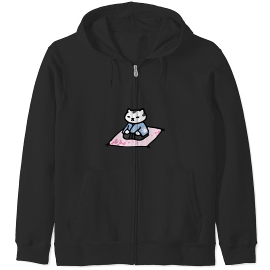 Discover Mr Meowgi - Neko Atsume Classic Zip Hoodies