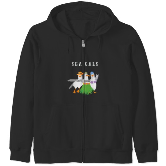 Discover Sea Gals Seagulls Active Zip Hoodies