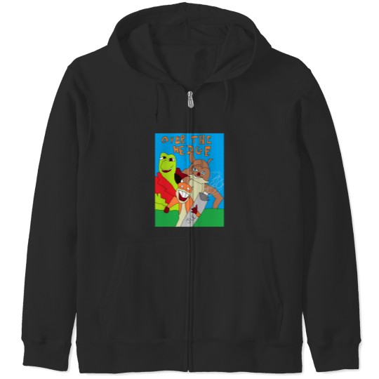 Discover Over The Hedge Ms Paint Artwork Zip Hoodies
