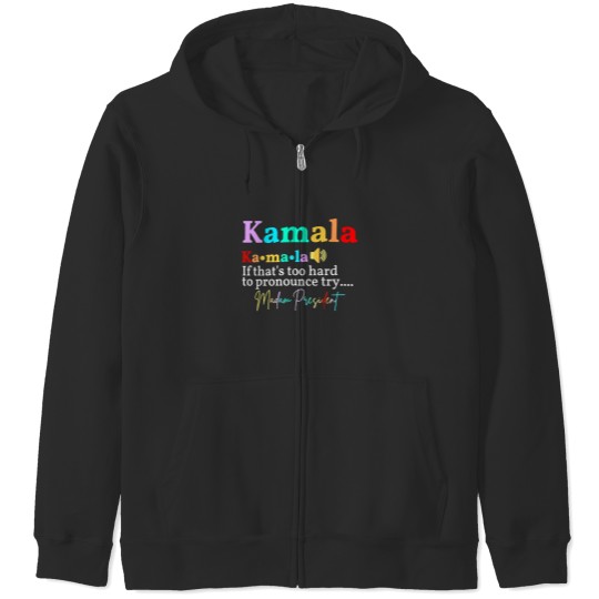Discover Madam President Zip Hoodie - Perfect for Harris Supporters