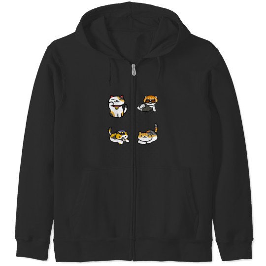 Discover Neko Atsume Classic Zip Hoodies