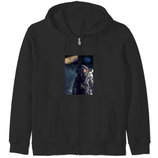Discover Astronaut Cosmic Sound And Astronaut SPACE PLANET Galaxy universe MUSIC COOL TRENDY DESIGNS Zip Hoodies