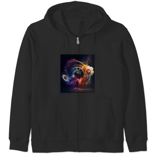 Discover cosmic sound Classic Zip Hoodies