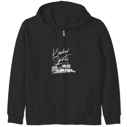 Discover Kindred Spirits - For Fans of Anne of Green Gables Zip Hoodies