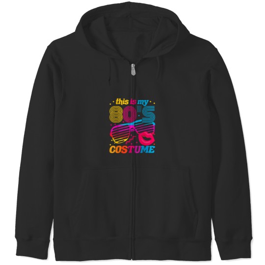 Discover Theme Party Costume 80s Zip Hoodies