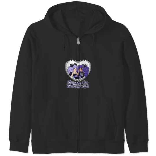 Discover Smash the Patriarchys (SFW version) – Pastel Goth Zip Hoodies