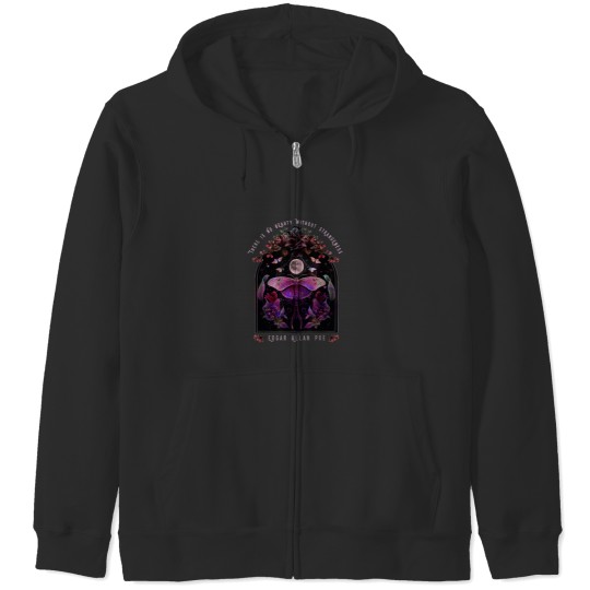 Discover There Is No Beauty Some Strangeness by Edgar All Zip Hoodies