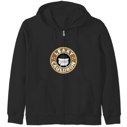 Discover Leaky Cauldron caramel Zip Hoodies