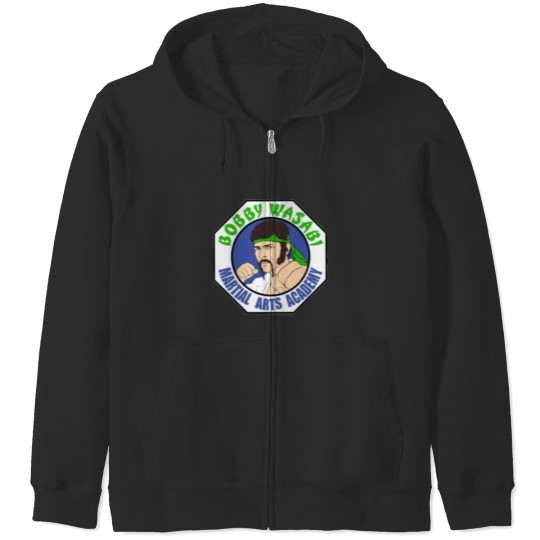 Discover Bobby wasabi martial arts academy logo Zip Hoodies