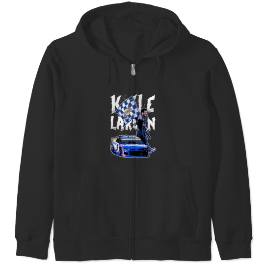 Discover kyle larson Zip Hoodies