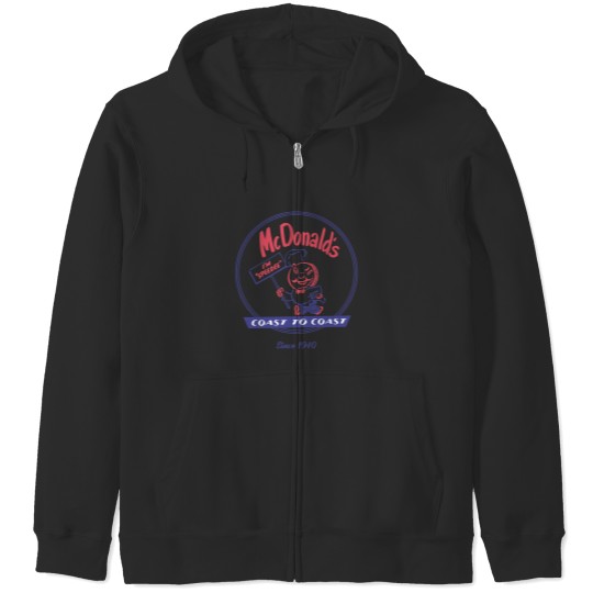 Discover McDonald vintage speedee coast to coast Zip Hoodies