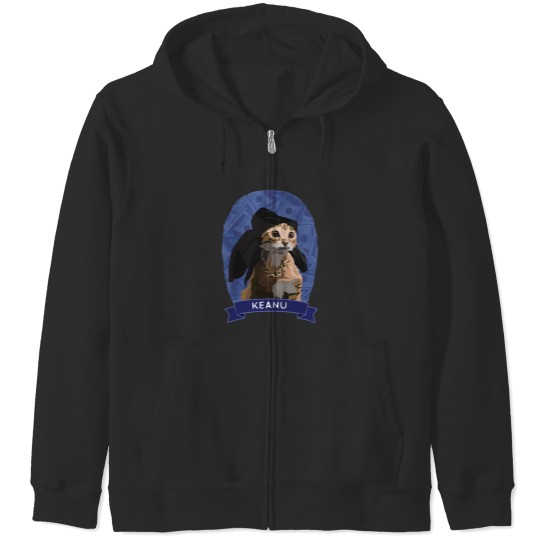 Discover Keanu Cats Of Cinema Zip Hoodies