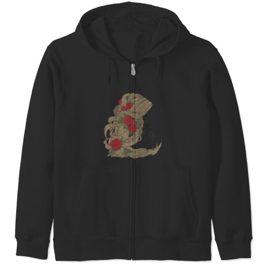 Discover Lady death 1 Zip Hoodies