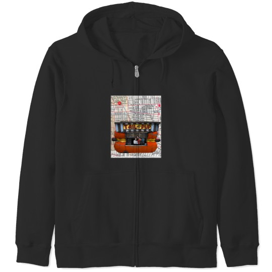 Discover Tail OO The Pup Hot Dog Stand Los Angeles Californiaa 2710 Zip Hoodies