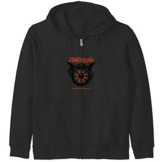 Discover Wolfbrigade The Enemy Reality Zip Hoodies