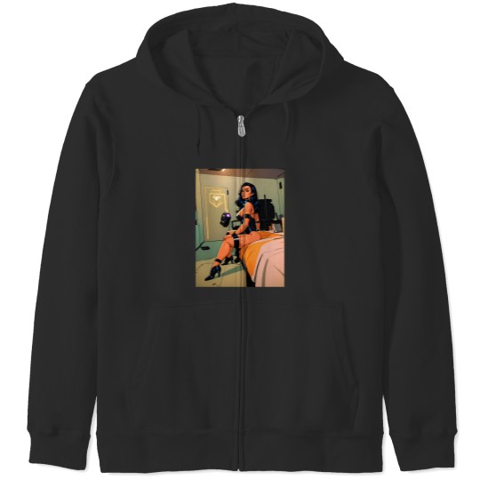 Discover Lady Vibes Zip Hoodies