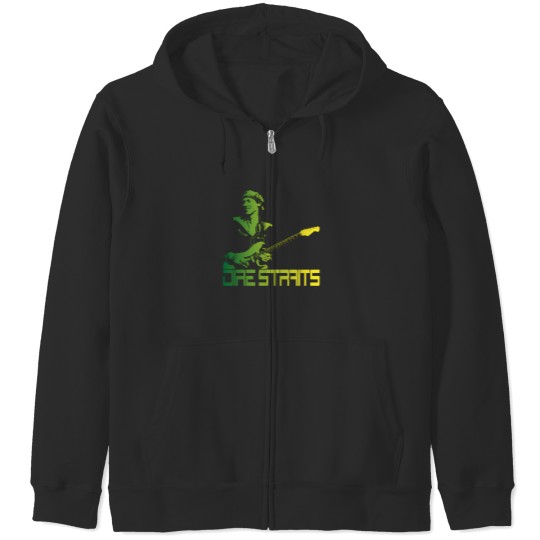 Discover Dire Straits Rock Band Watercolor Art And Designs Zip Hoodies