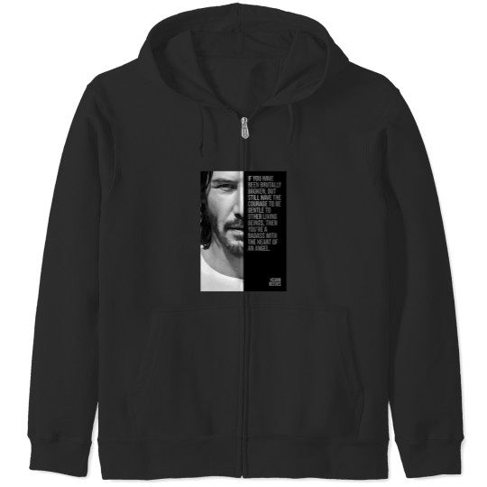 Discover Keanu Quote 4 Zip Hoodies