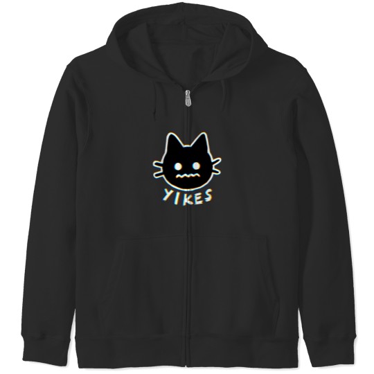 Discover Yikes Kitty Zip Hoodies