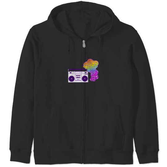 Discover 80S Boombox 1 Zip Hoodies