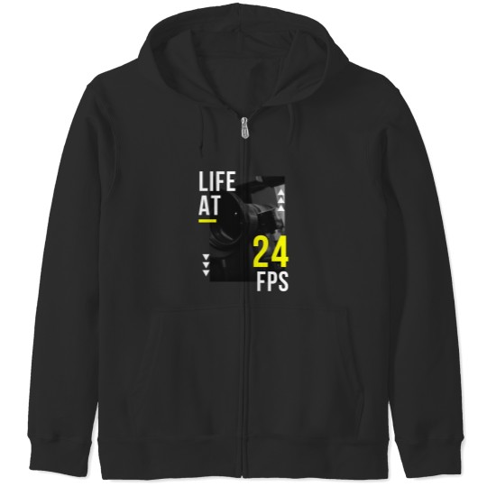 Discover Life At 24 Fps Zip Hoodies