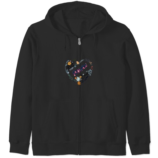 Discover Best Nanaw Ever Flower Blessed Grandma Mothers D Zip Hoodies