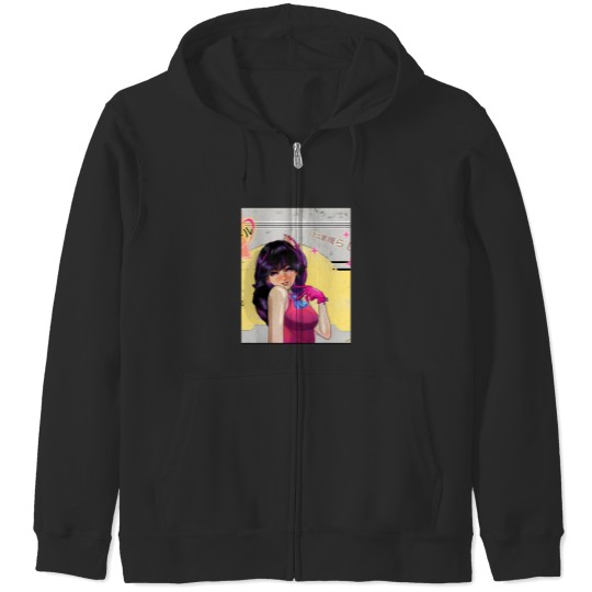 Discover 80'S Anime Pop Star Zip Hoodies