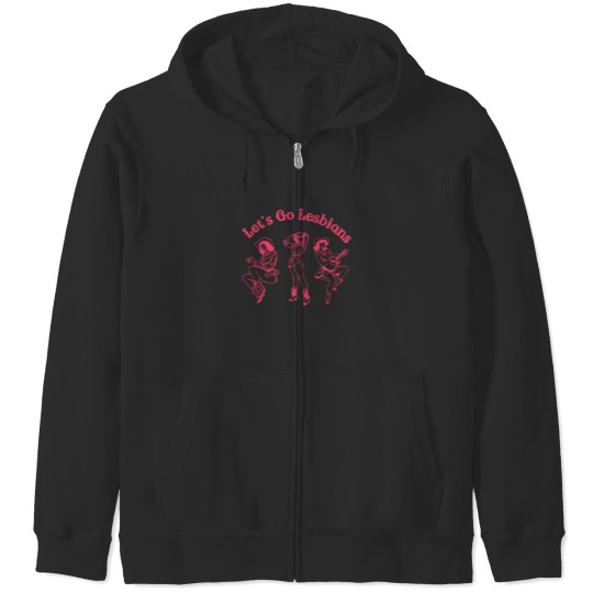 Discover Lets Go Lesbians Western Pride Trans Rights Progress Pride  Social Justice Gay Lgbtq Zip Hoodies