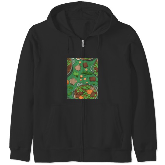 Discover Foodie Active Zip Hoodies