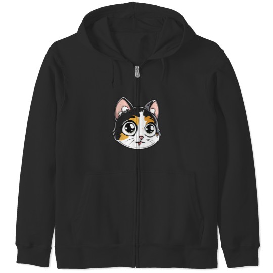 Discover Kawaii Cat V27 Zip Hoodies