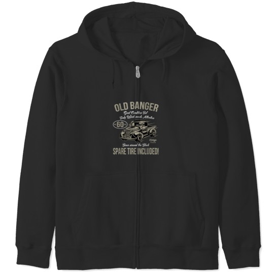 Discover 60th Birthday  Old Banger 60 Years Old Men Gift Zip Hoodies