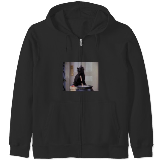 Discover Salem the Cat - “Making S’mores” Zip Hoodies