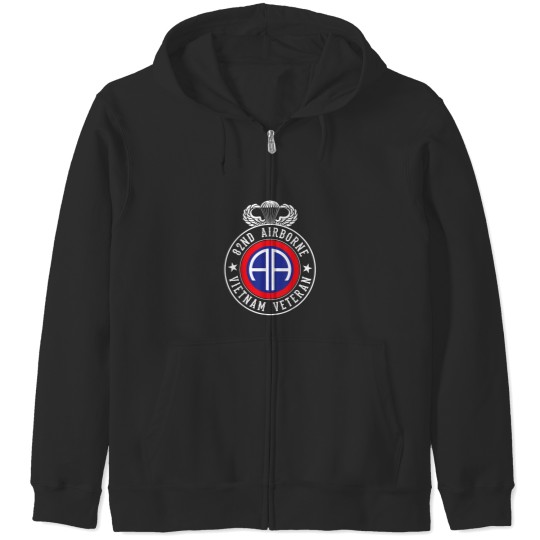 Discover 82nd Airborne Design 82nd Airborne Vietnam Veter Zip Hoodies