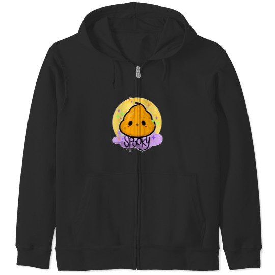 Discover Spooky Cute Pumpkin  Halloween Season Zip Hoodies