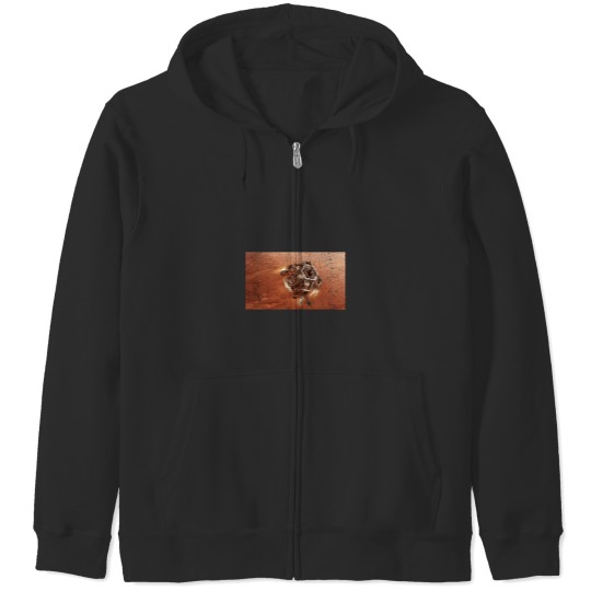 Discover Mars Perseverance Rover Descent Zip Hoodies