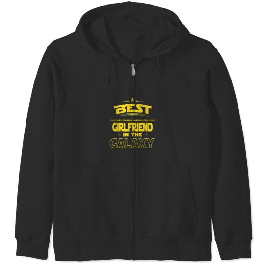 Discover Best Girlfriend In The Galaxy Fathers Day Gift D Zip Hoodies