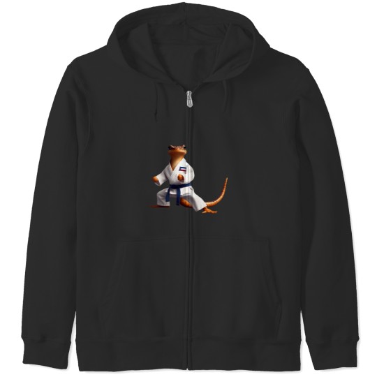 Discover Cecilia Jigoro Sticker Zip Hoodies