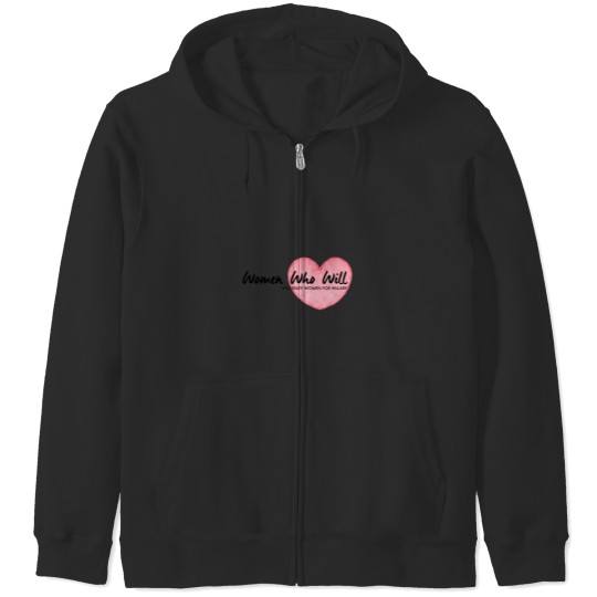 Discover Women Who Will Heart Relaxed Fit Zip Hoodies