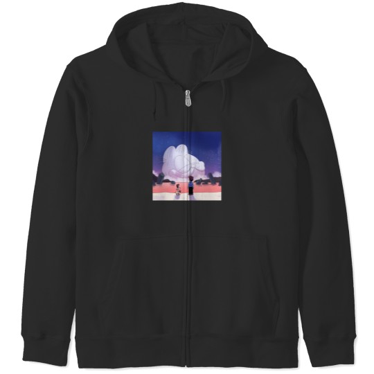 Discover End Of Evangellion Beach  Garfield Zip Hoodies