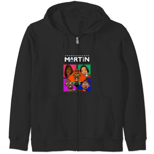 Discover Martin Repeated Zip Hoodies