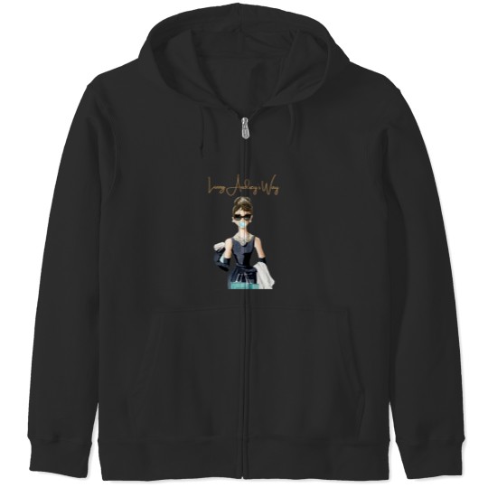 Discover Breakfast at Tiffany's Zip Hoodies