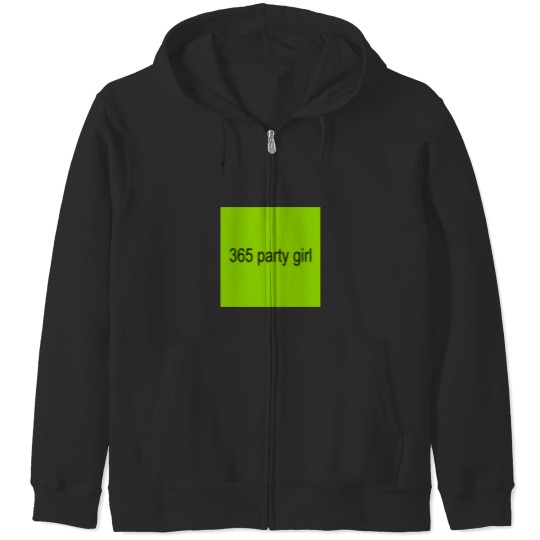 Discover 365 party girl brat Active Zip Hoodies