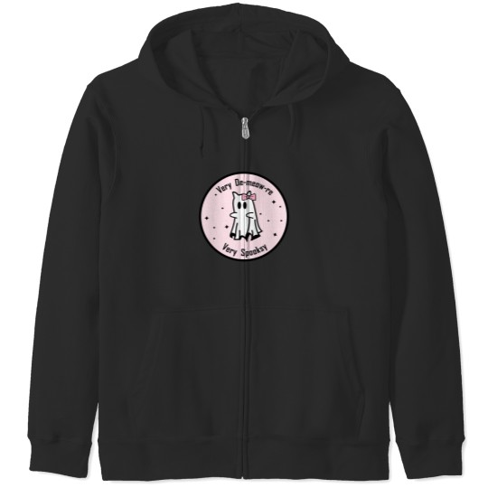 Discover Very Demeowre Very Spooksy Cat Ghostt 227 Zip Hoodies