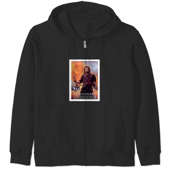 Discover Braveheart Movie Poster 1 Zip Hoodies