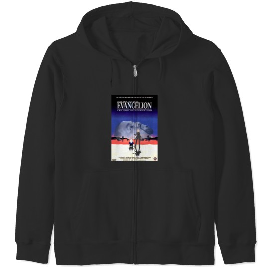Discover End Of Evangelion Meme Zip Hoodies