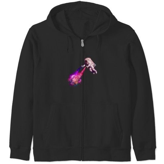 Discover Shooting Stars  The Astronaut Artist Zip Hoodies